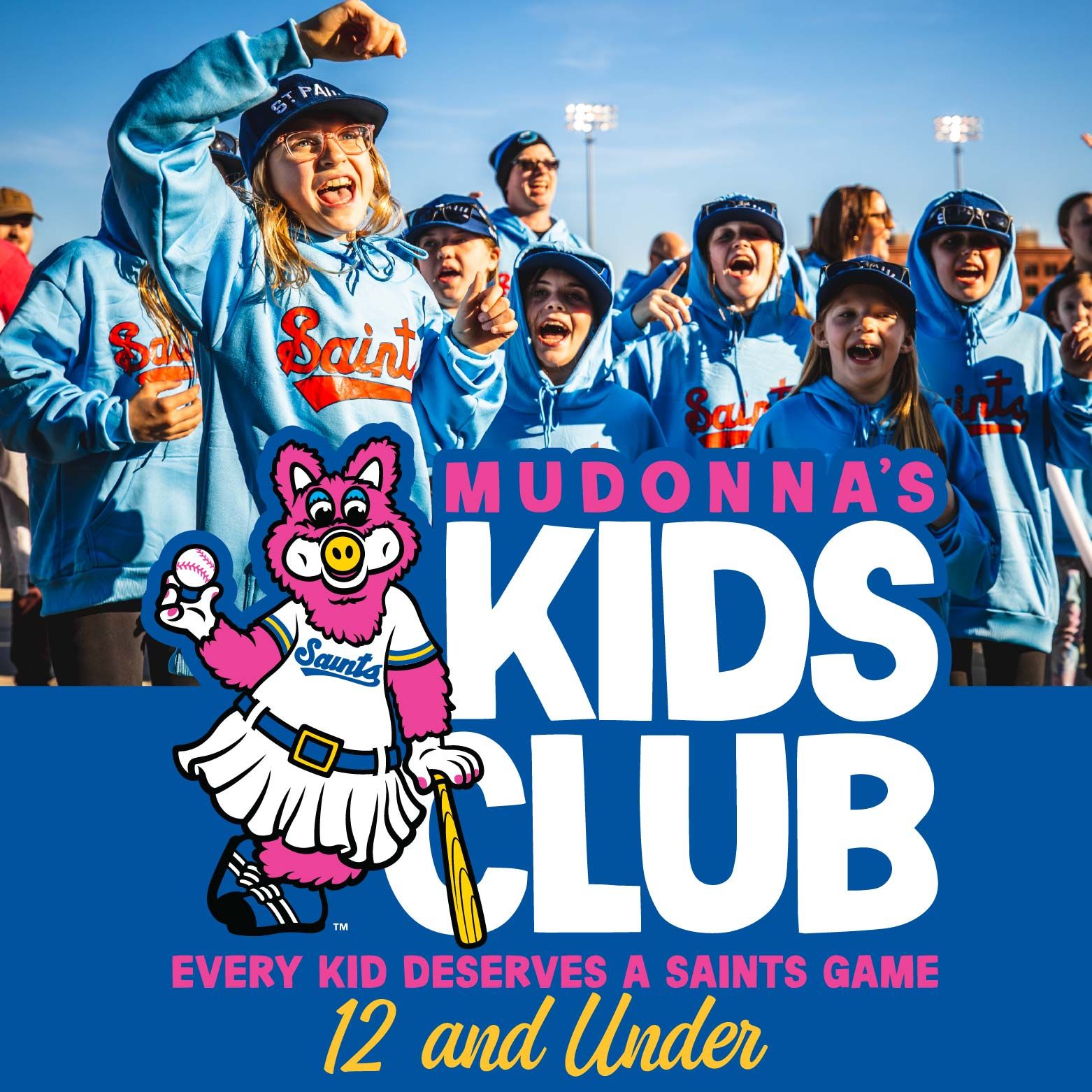 Mudonna's Kids Club | Every Kid Deserves a Saints Game