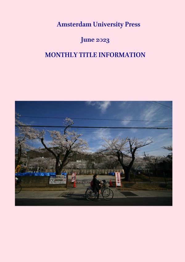Monthly Title Catalogue - June 2023