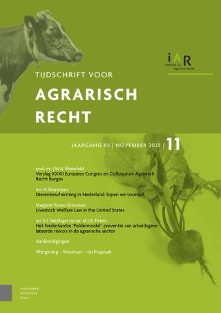 Tijdschrift voor Agrarisch Recht