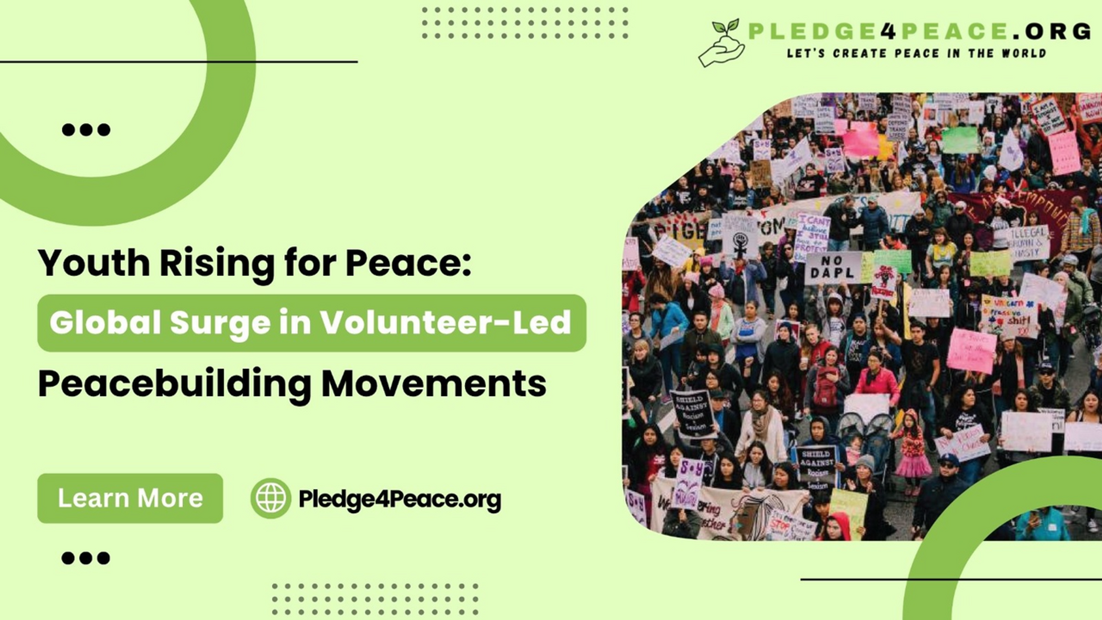 Juventud en Ascenso por la Paz: Aumento Global en Movimientos de Construcción de Paz Liderados por Voluntarios
