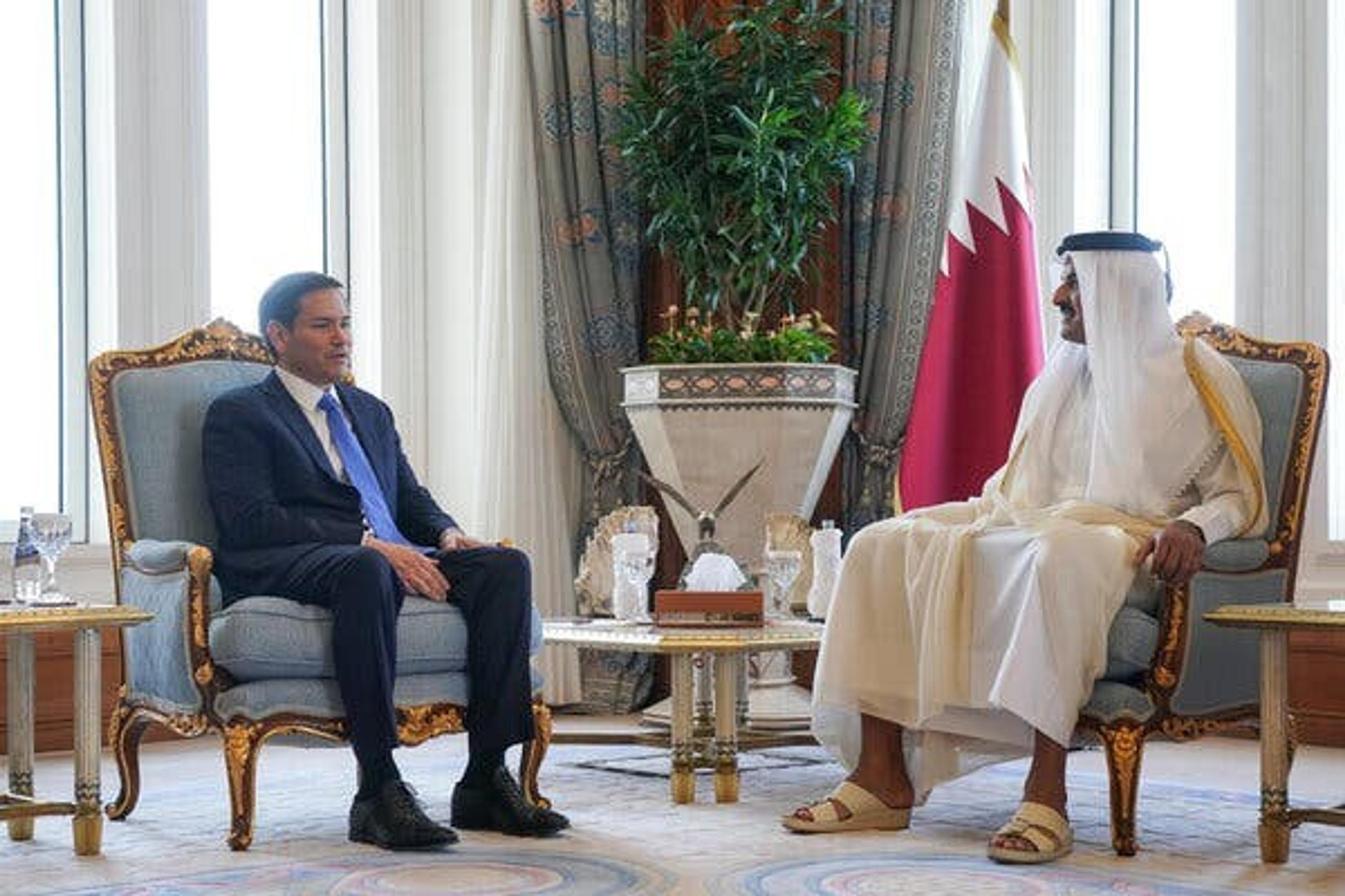 Marco Rubio visite le Qatar