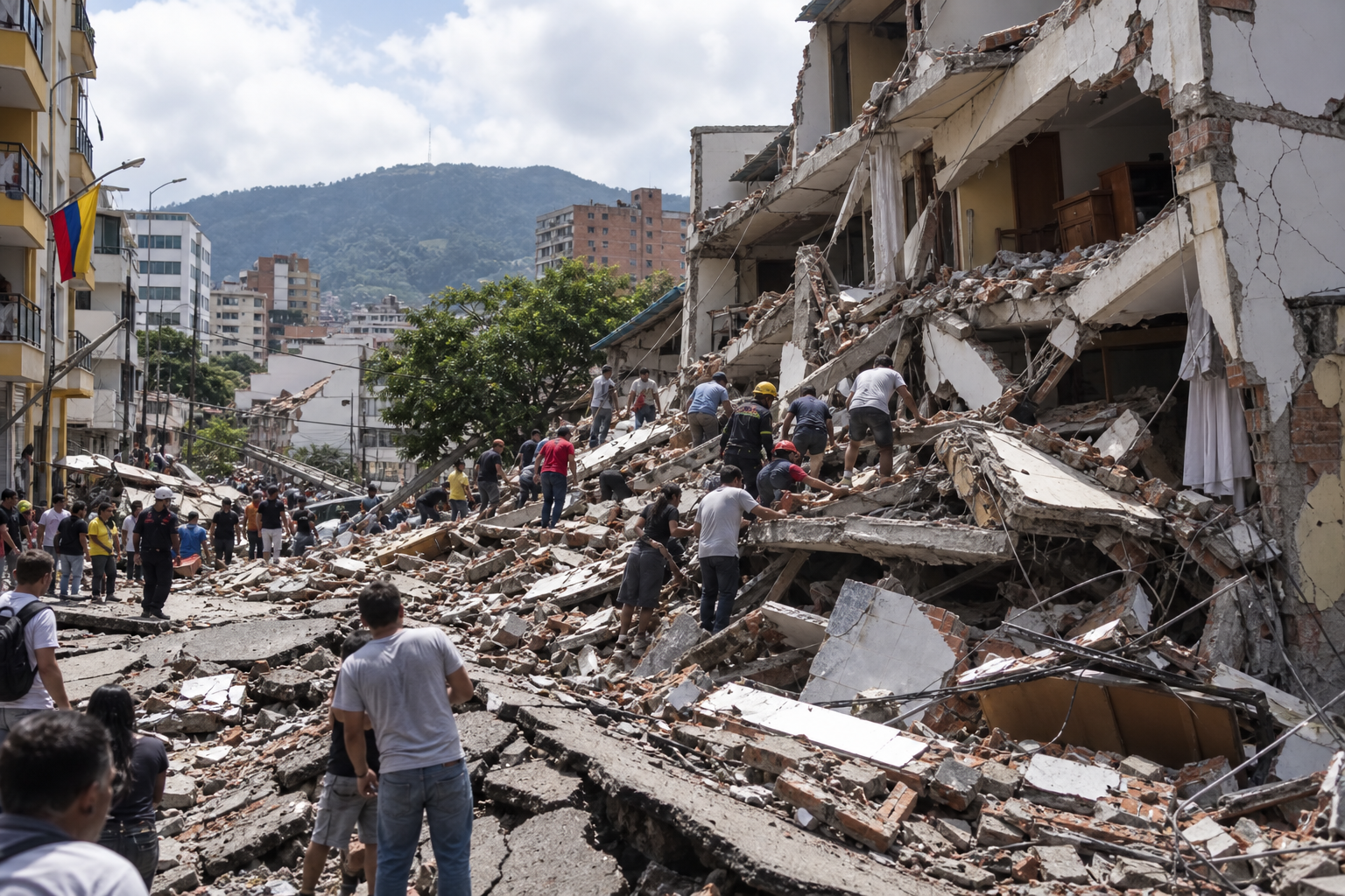 Devastating 7.4-Magnitude Earthquake Strikes Colombia