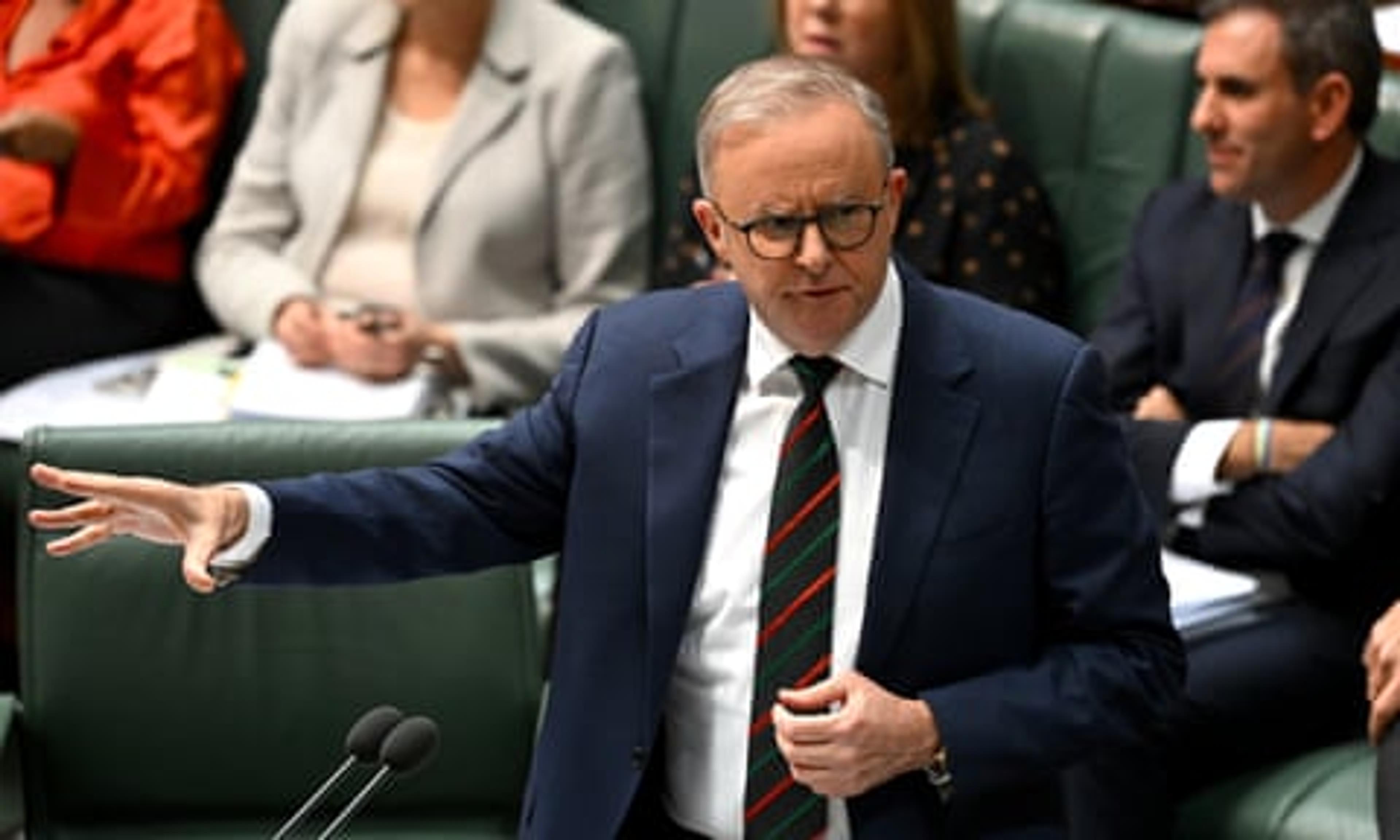 Prime Minister Anthony Albanese on immigration rallies