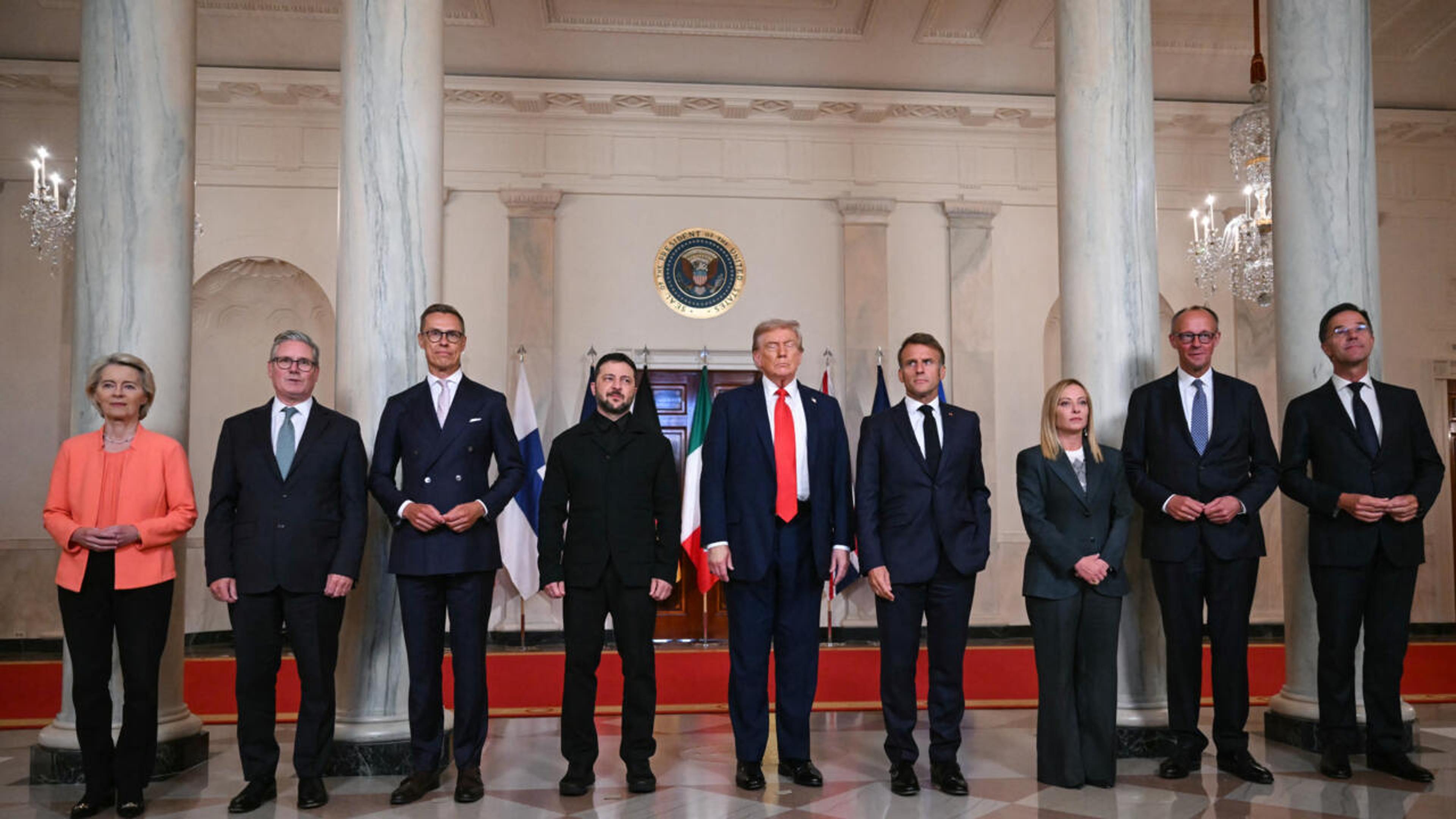 Líderes mundiales en la cumbre de la Casa Blanca