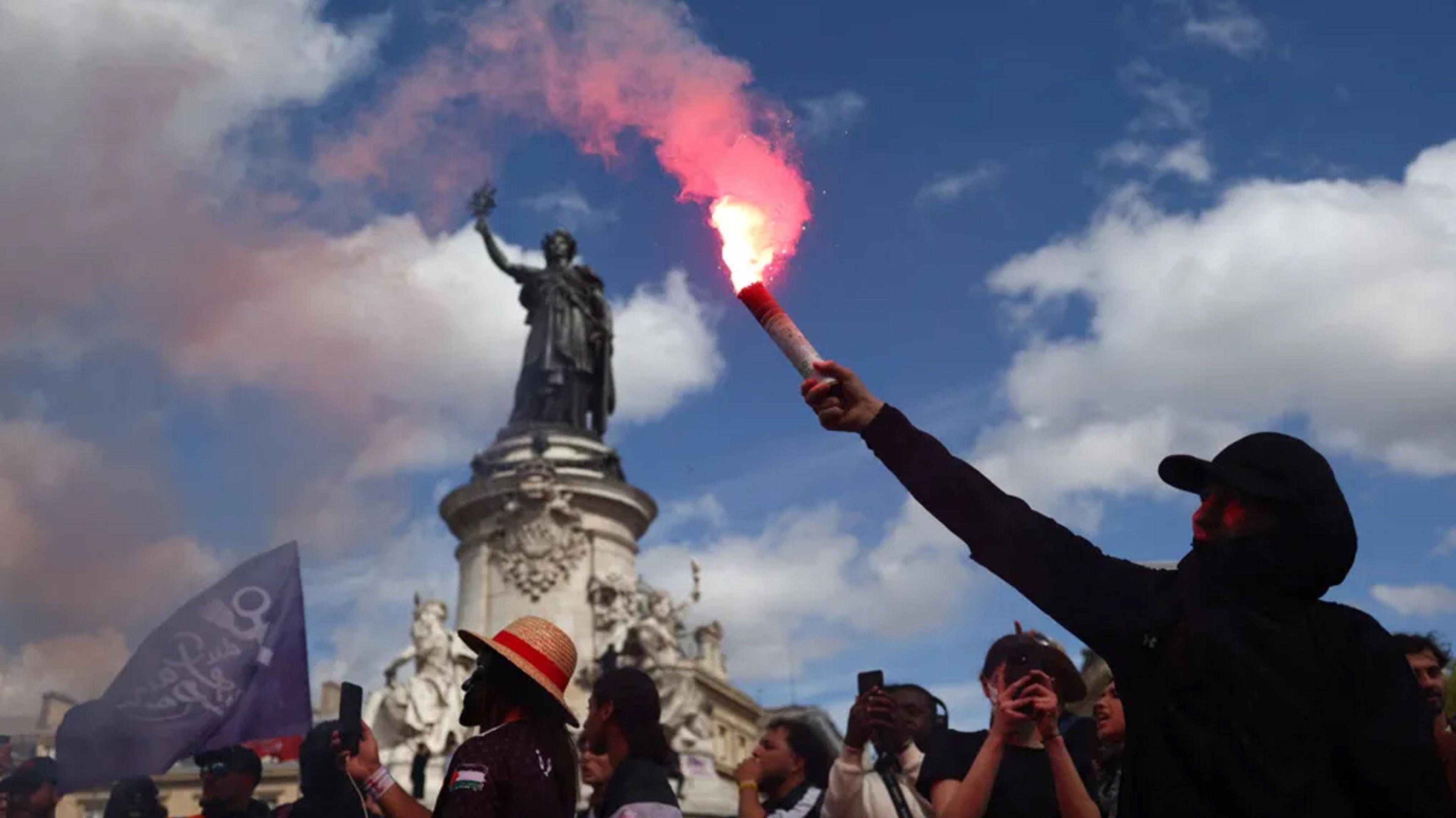 Des manifestations ont eu lieu dans tout le pays suite à un appel du mouvement de base Bloquons Tout.