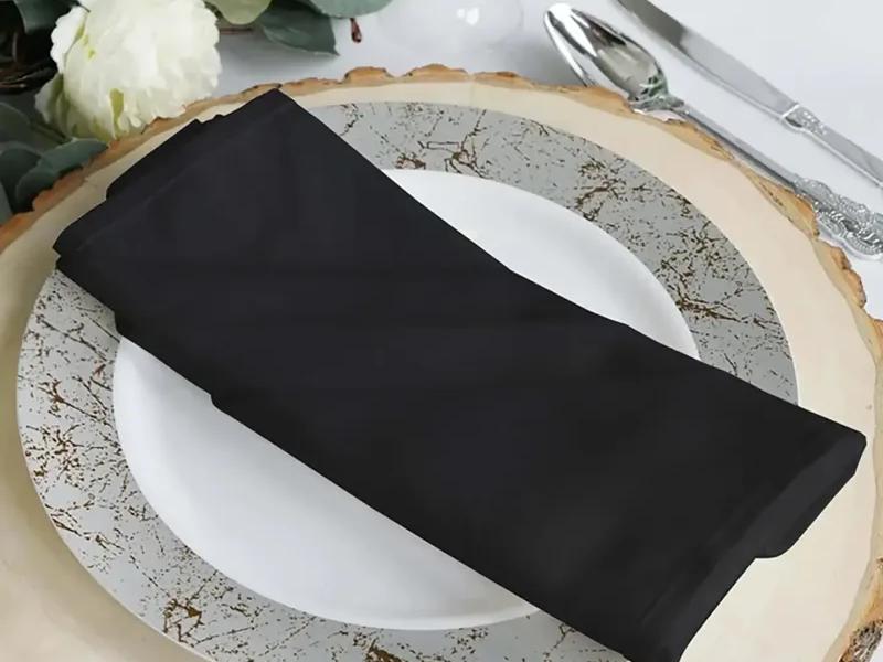 Black Napkin rental