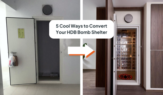 5 Cool Ways to Convert Your HDB Bomb Shelter Into A Whole New Room