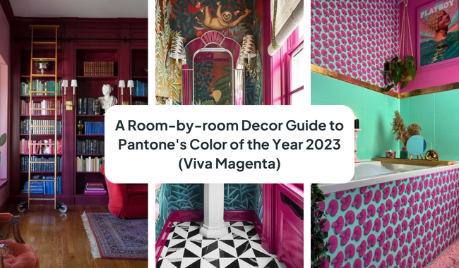 How To Use The Pantone Color Of The Year 2023 Viva Magenta In Your Home – A Moodboard Guide