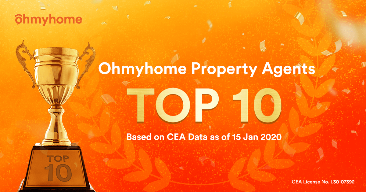 Ohmyhome Agents in the Top 10 Ranks: Ohmyhome Is 38X More Efficient in Transacting HDB Resale Flats