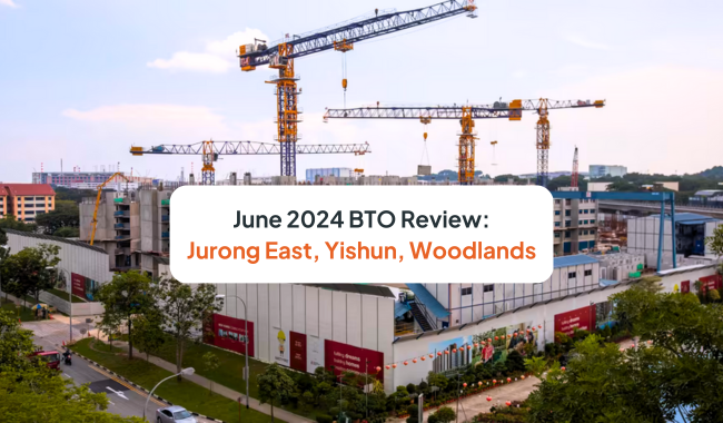 HDB BTO June 2024 Projects in Jurong East, Yishun, Woodlands
