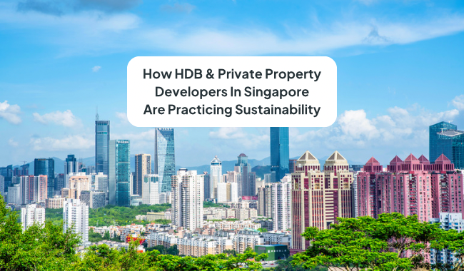 How HDB & Private Property Developers In Singapore Are Practicing Sustainability