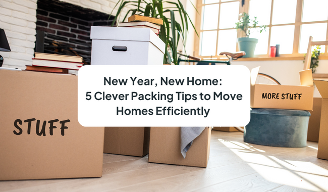 New Year, New Home? 5 Clever Packing Tips to Move Homes Efficiently