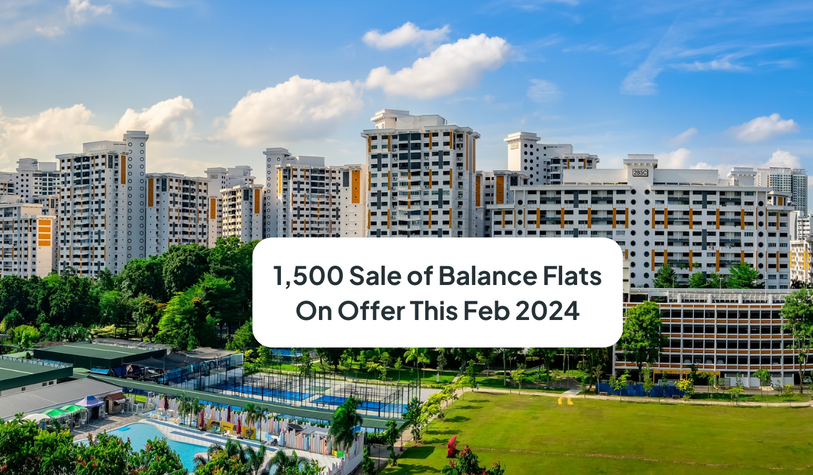 HDB SBF 2024: 1,500 Sale of Balance Flats On Offer In Feb 2024