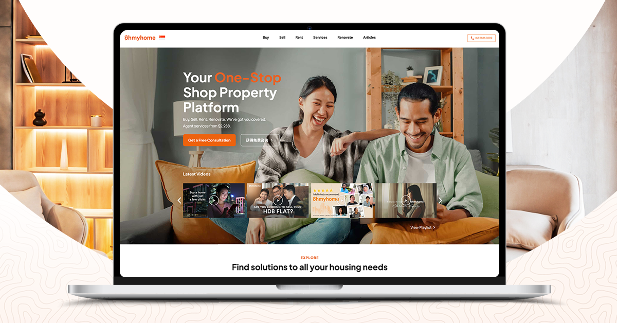 Ohmyhome.com Has Brand New Look and Feel