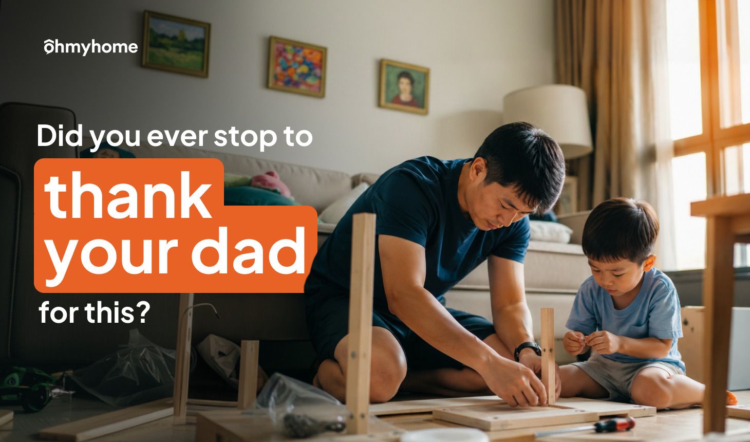 Dad Didn’t Say I Love You Often. He Silently Built Our Family a Functioning Home Instead.