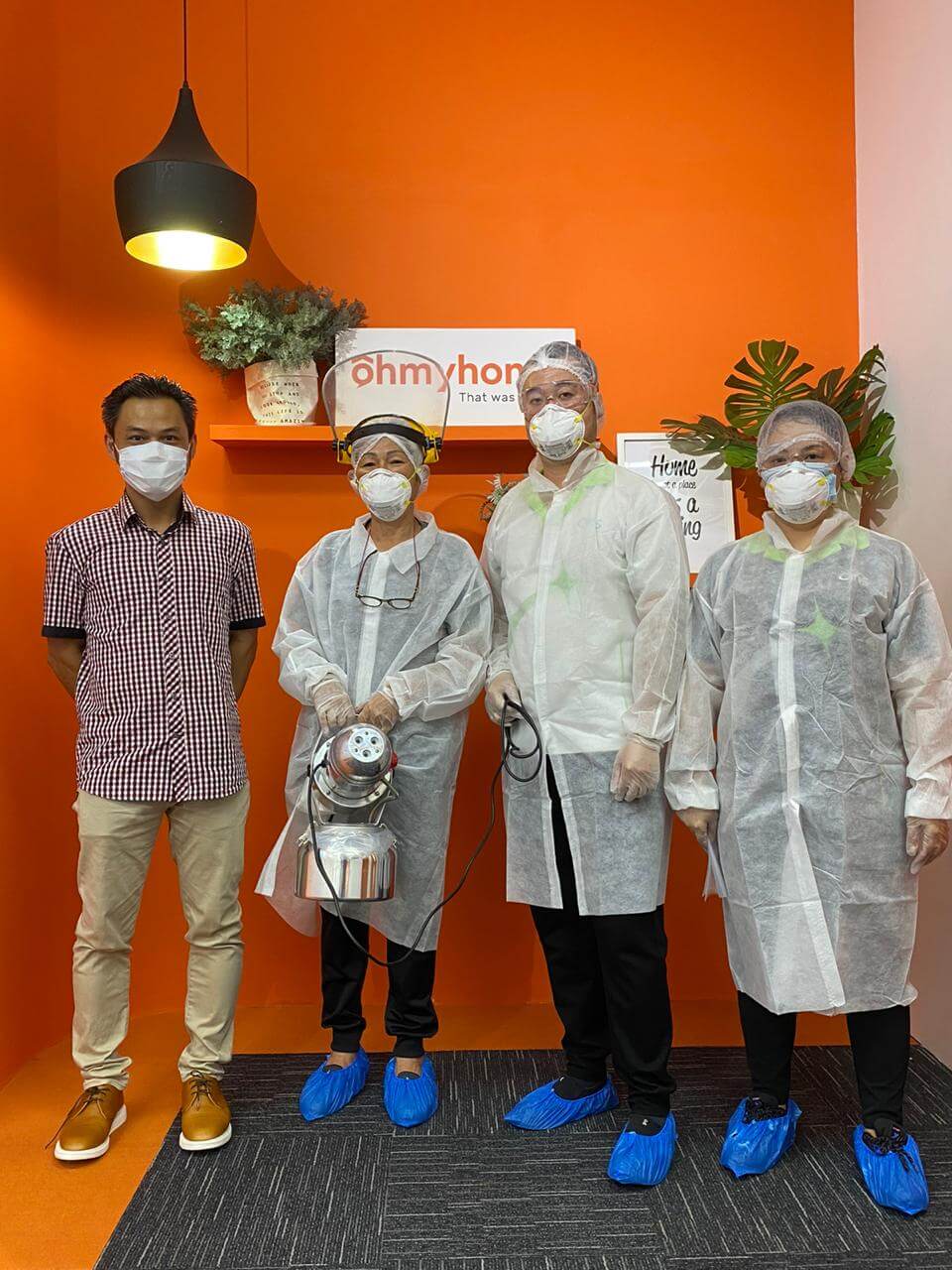 HR News: Ohmyhome Safeguards Their Team, Clients and Partners With Professional Workplace Disinfection