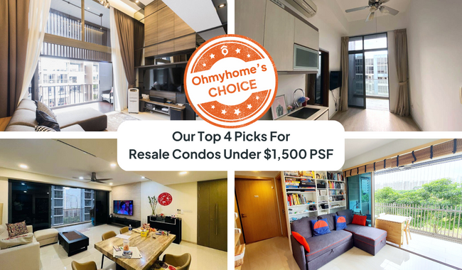 Ohmyhome’s Choice: Top 4 Condos Under $1,500 PSF For Sale