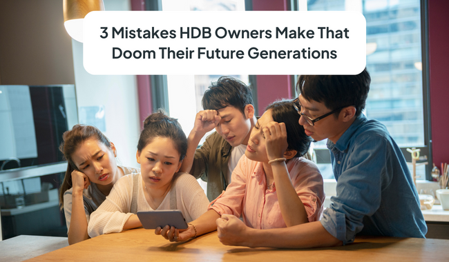 3 Mistakes HDB Owners Make That Doom Their Future Generations