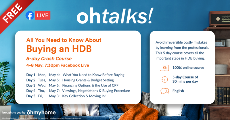 Ohmyhome Launches a 5-Day Crash Course on Everything You Need to Know About Buying an HDB