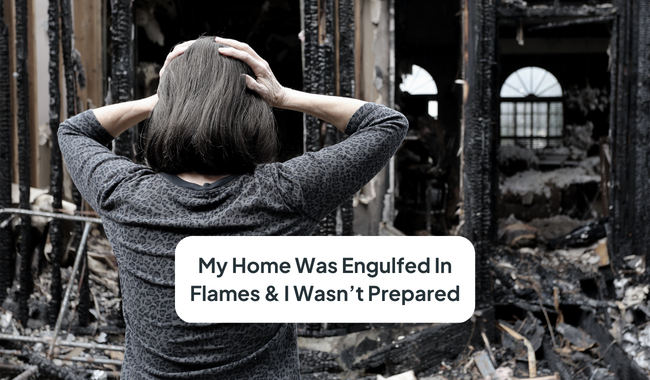 My Home Was Engulfed In Flames & I Wasn’t Prepared