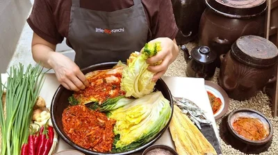Family-Farm Kimchi-Making Class in Seoul