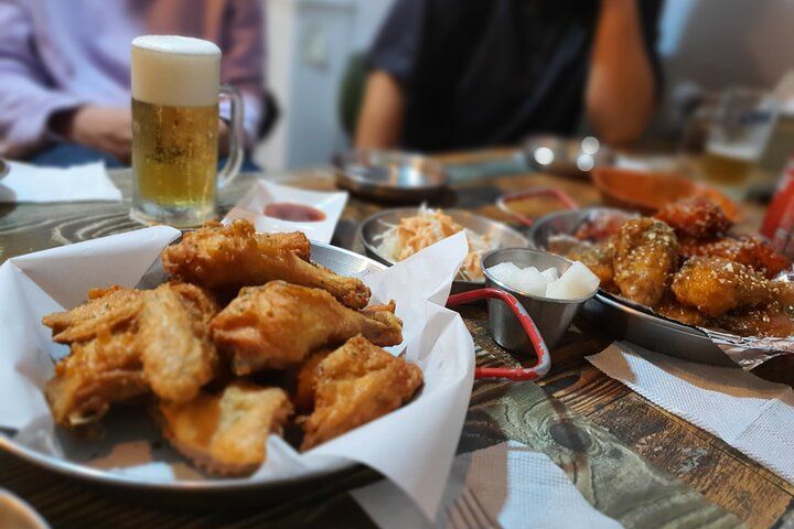 Mangwon Chicken & Beer After-Dark Crawl