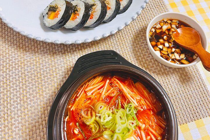 Vegan Gimbap & Sundubu Cooking Class, Itaewon, Seoul — photo 3