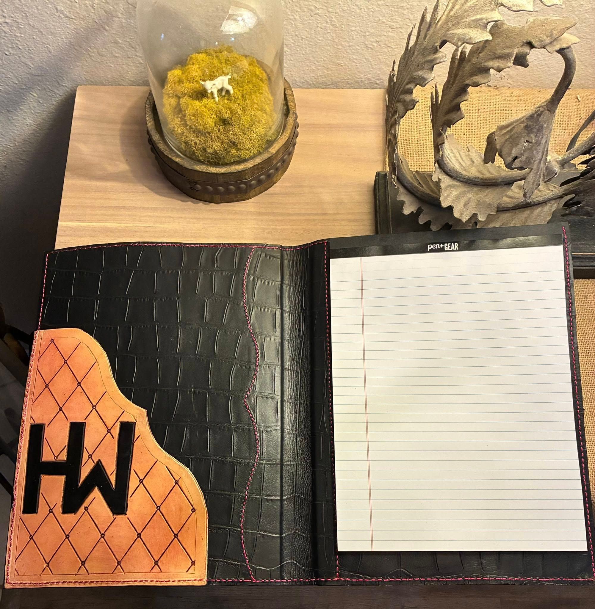 Custom Leather Book Binder — Texas Grown — photo 1