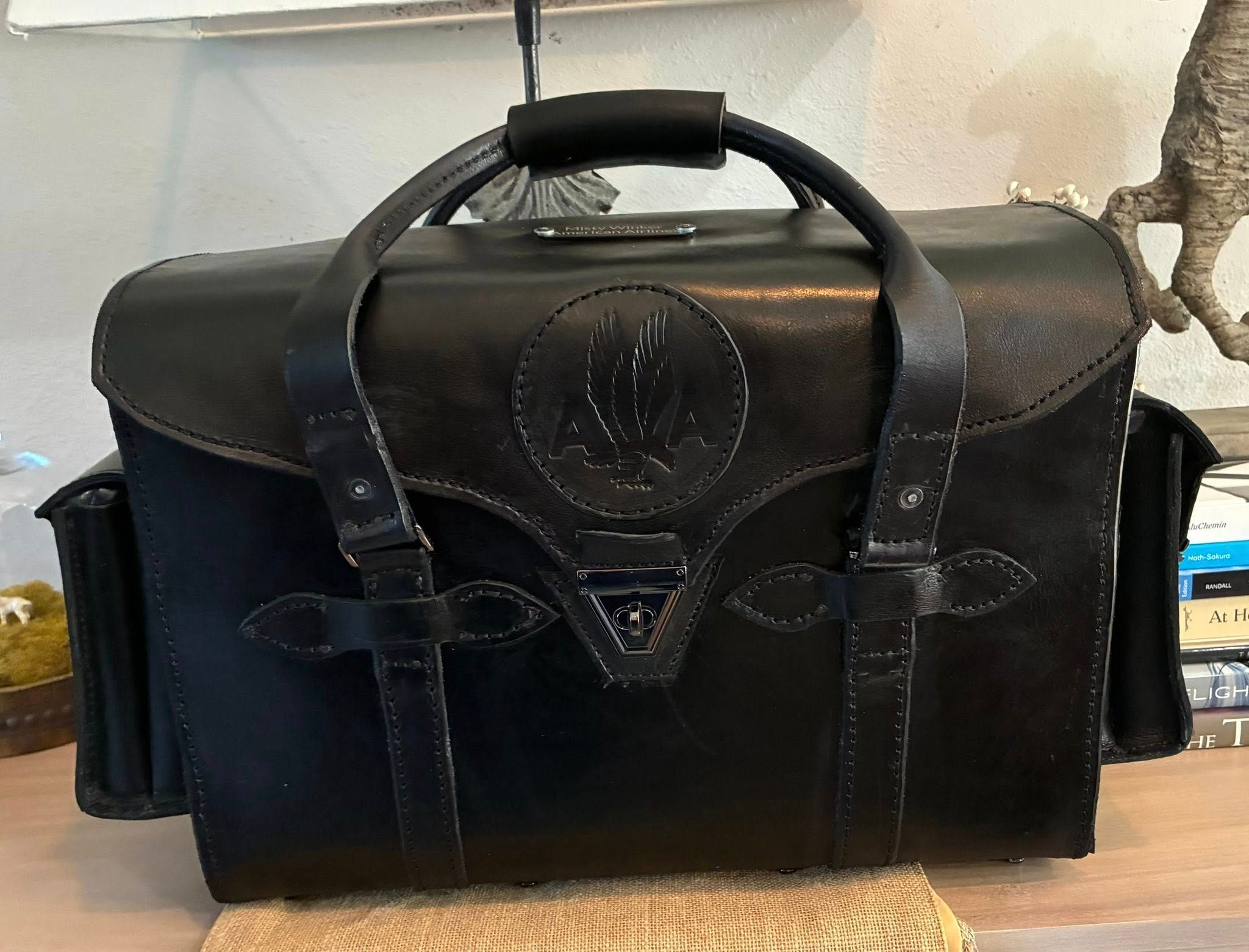 Black on Black Kit Bag — Gunmetal Hardware — photo 1