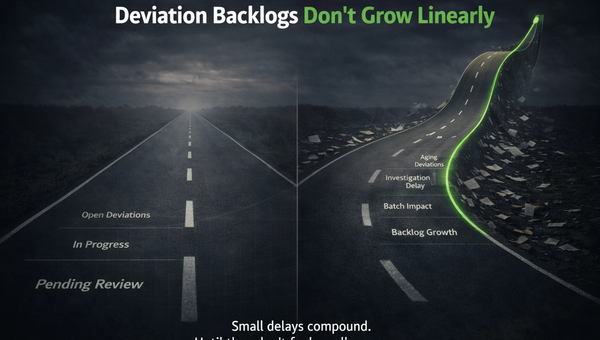 Deviation Backlogs Are Not Linear: Understanding the Hidden Factory in GMP Investigations