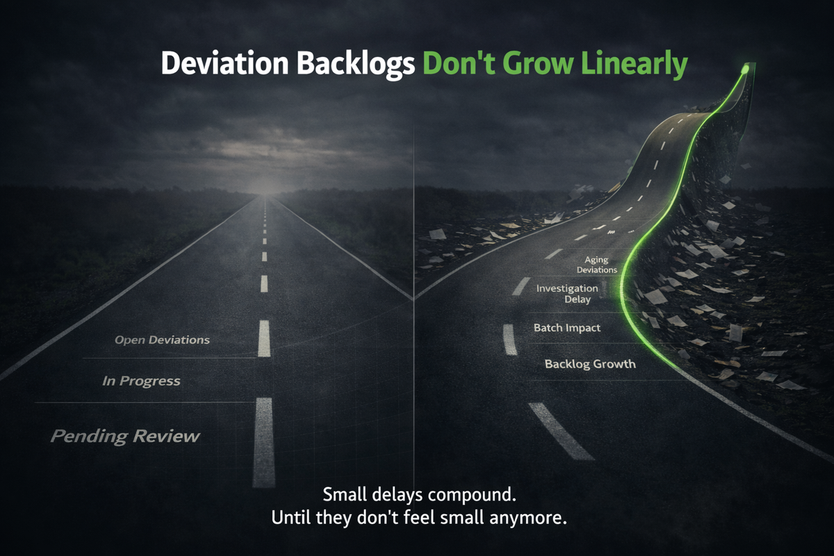 Deviation Backlogs Are Not Linear: Understanding the Hidden Factory in GMP Operations
