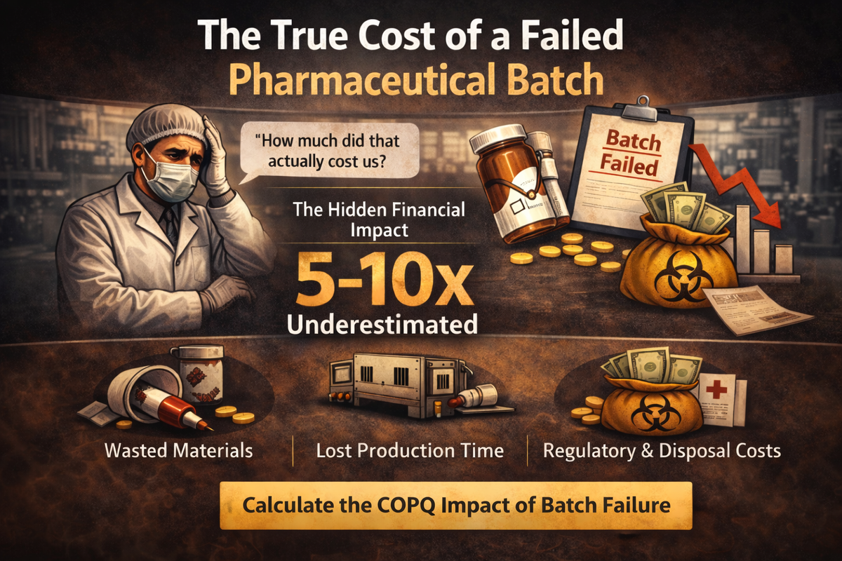The True Cost of a Failed Pharmaceutical Batch