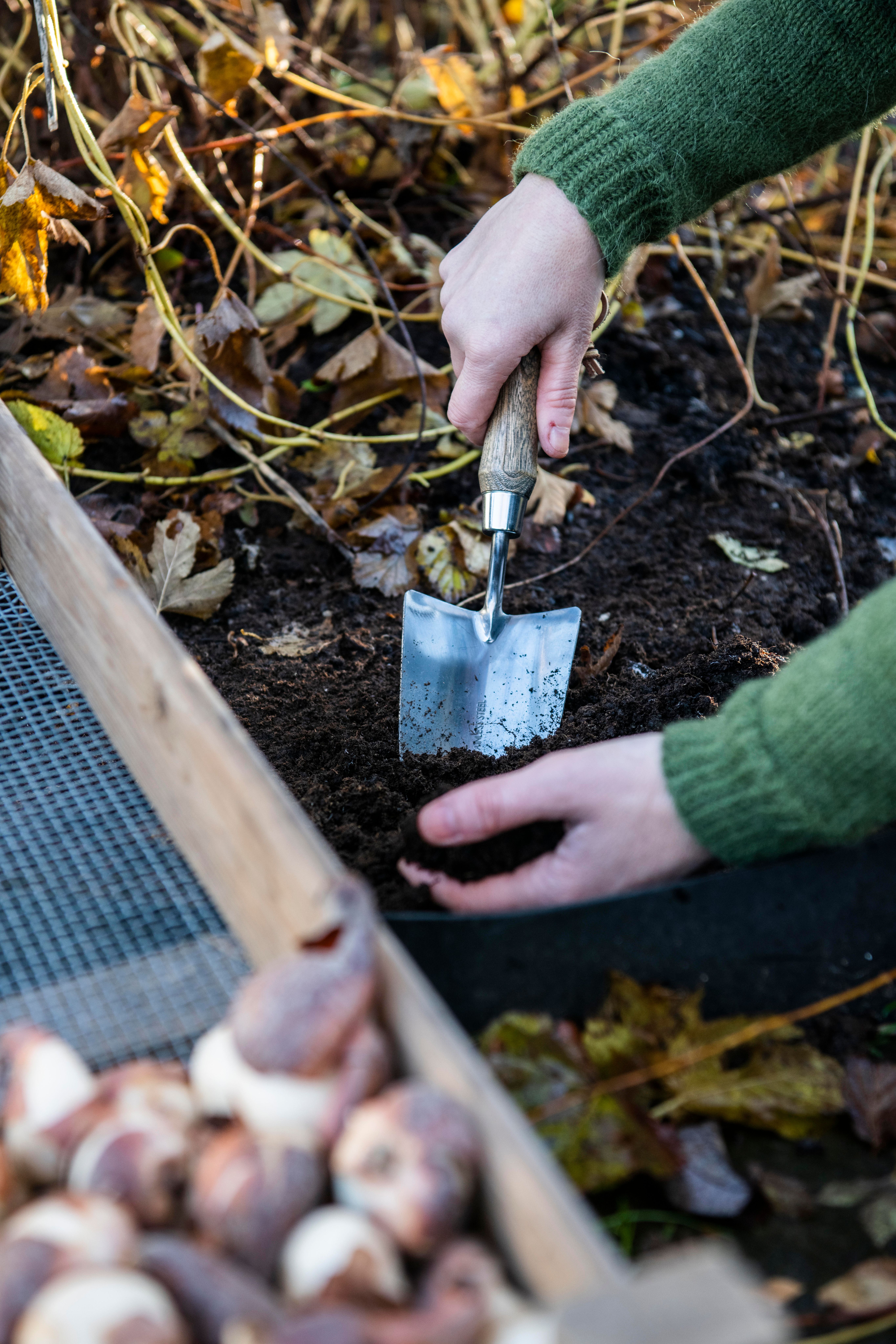 Plantespade, rustfritt stål 2