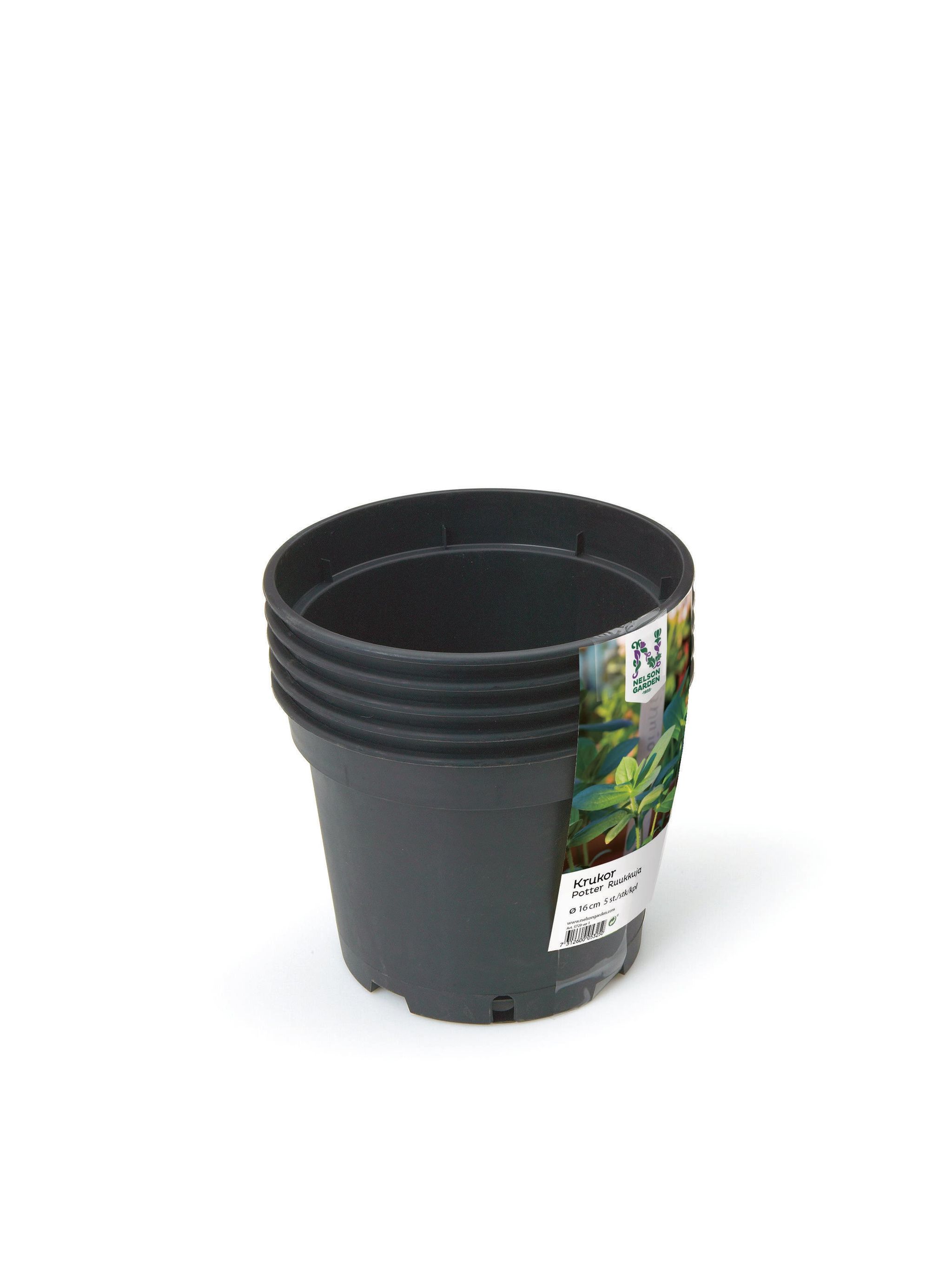 Plastkruka, rund