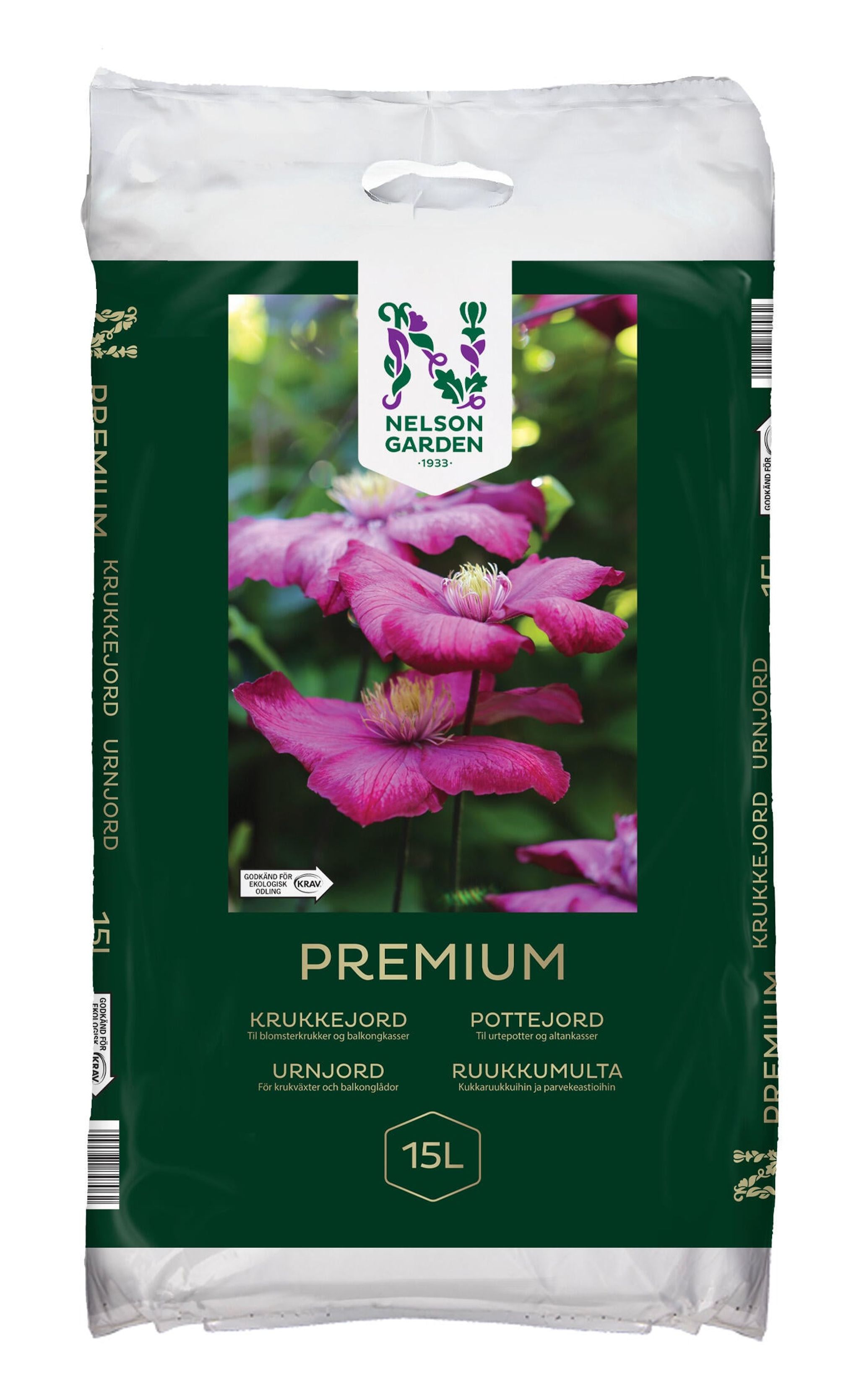 Krukkejord Premium