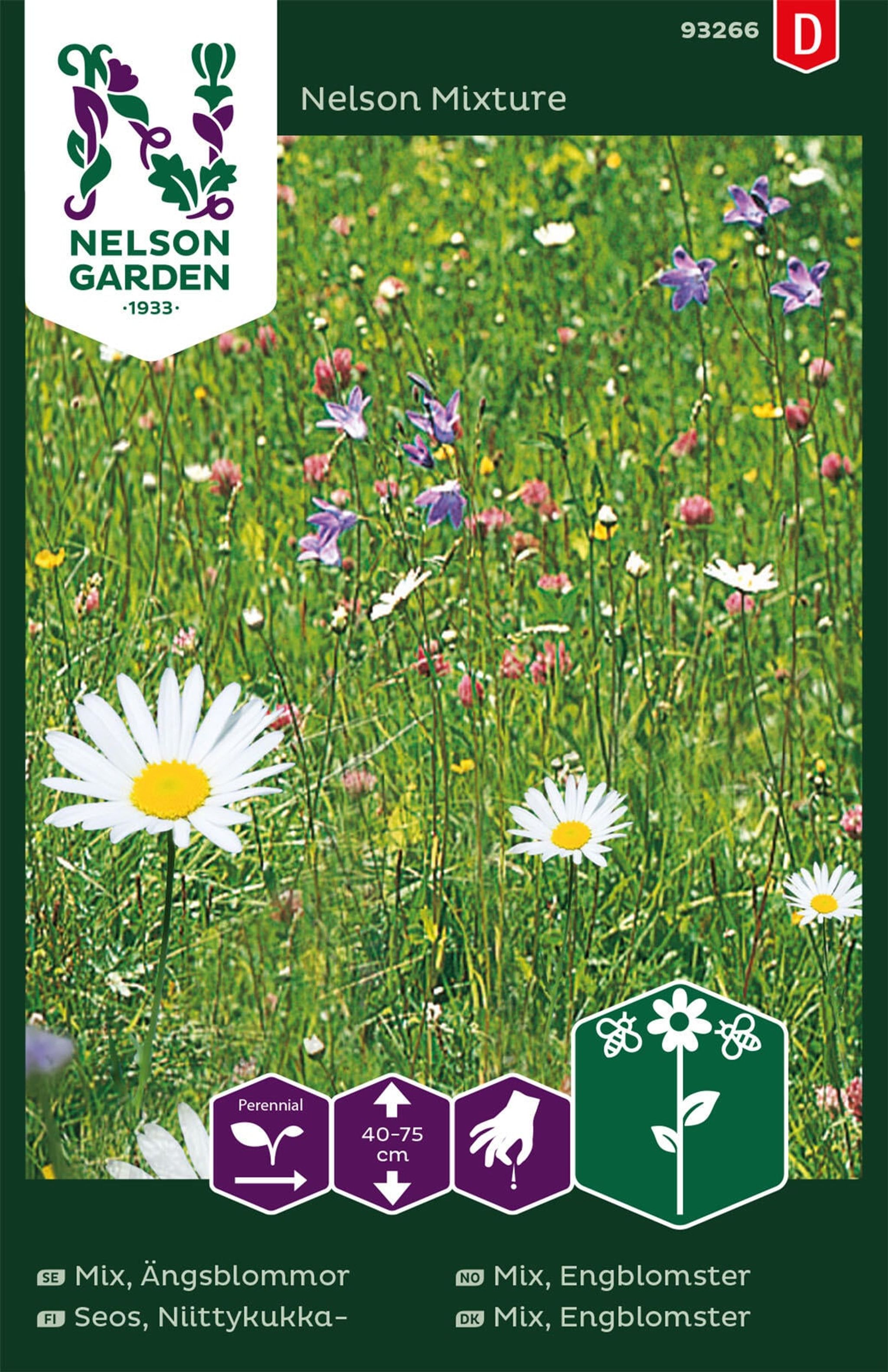 Blomsterblanding, Eng