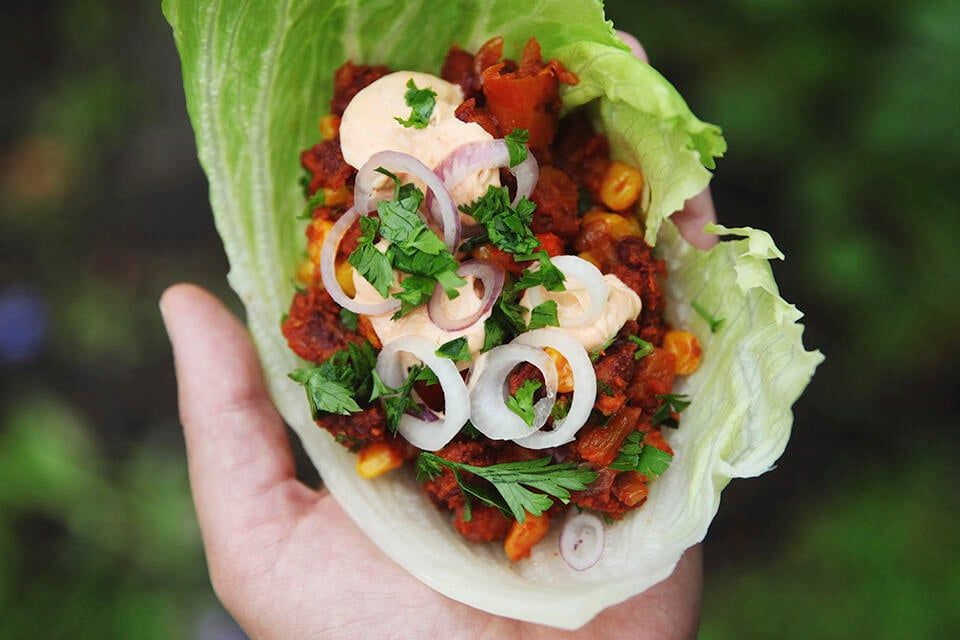 Taco i isbergskall 