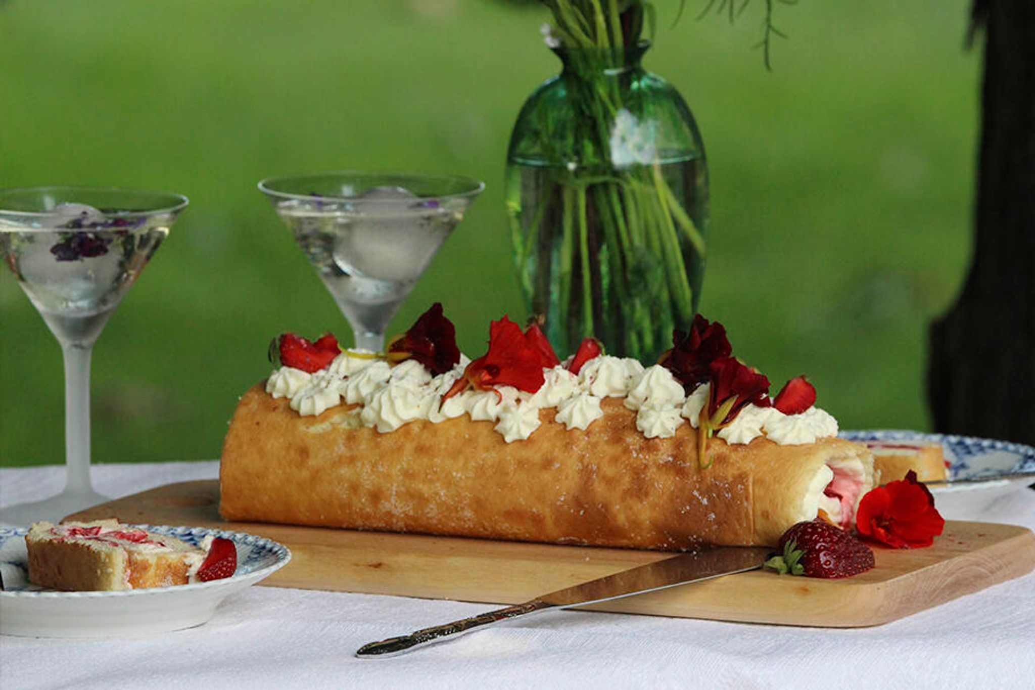 Deilig sommerrullekake