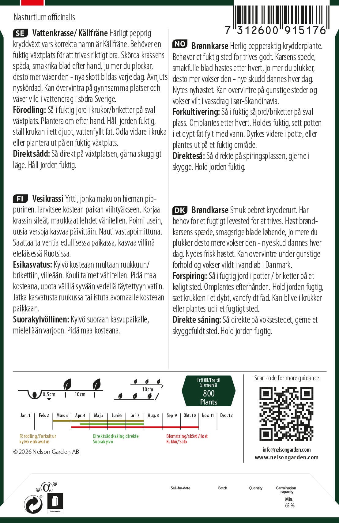 Vattenkrasse/ Källfräne 2