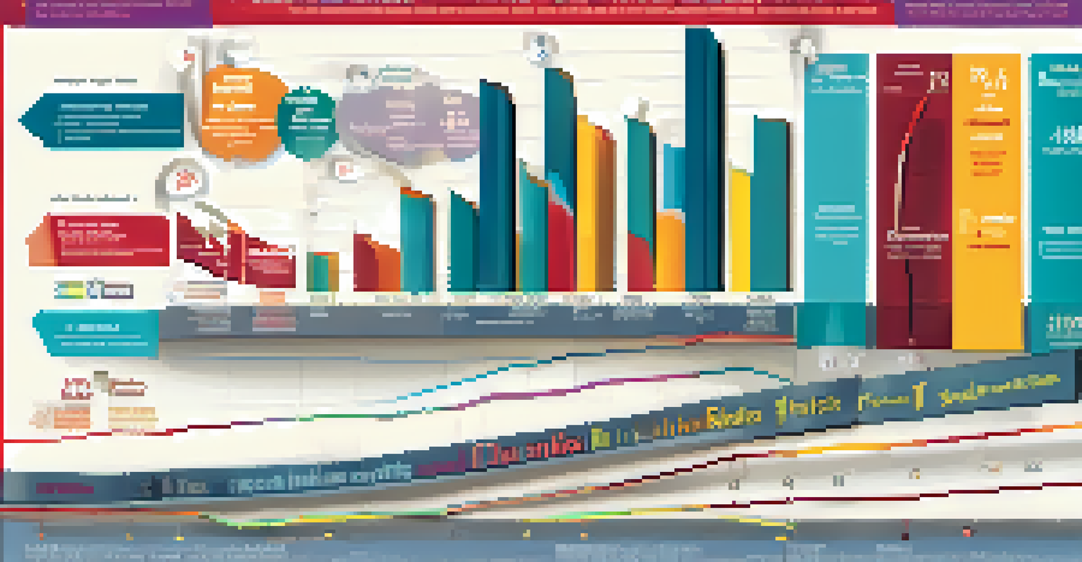An infographic showing the decline in smoking rates in California, with a graph and images promoting healthy activities.
