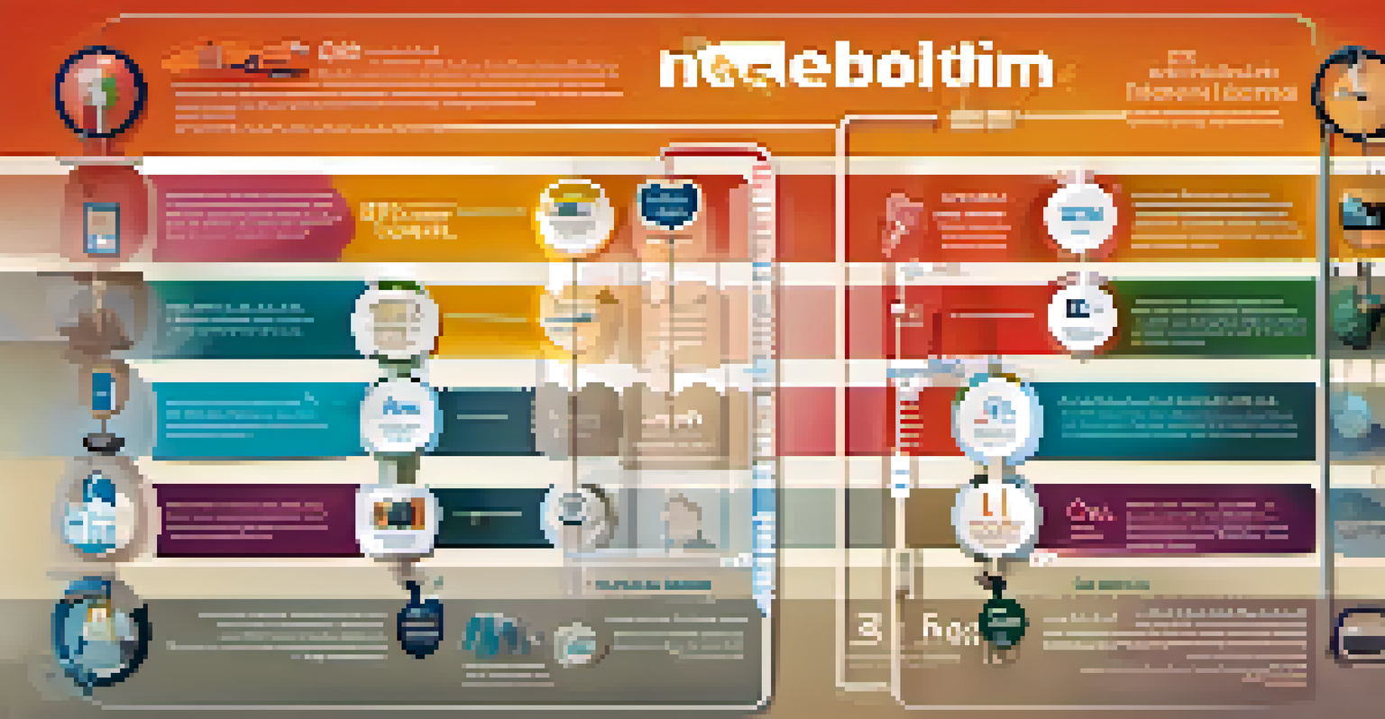 A colorful infographic showing the evolution of telehealth in California with key milestones and icons.
