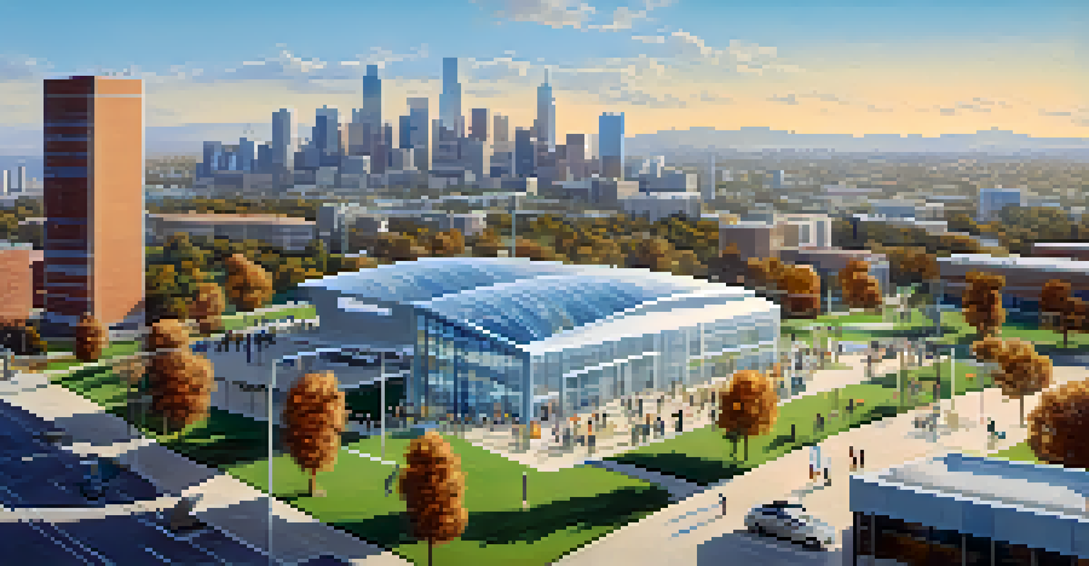 Researchers and engineers collaborating in a bright California setting, surrounded by innovative medical devices and digital health tools.
