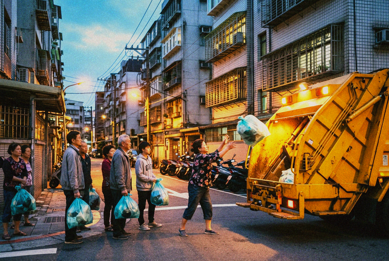 How Taipei's Trash System Actually Works (And Why the Truck Plays Beethoven)