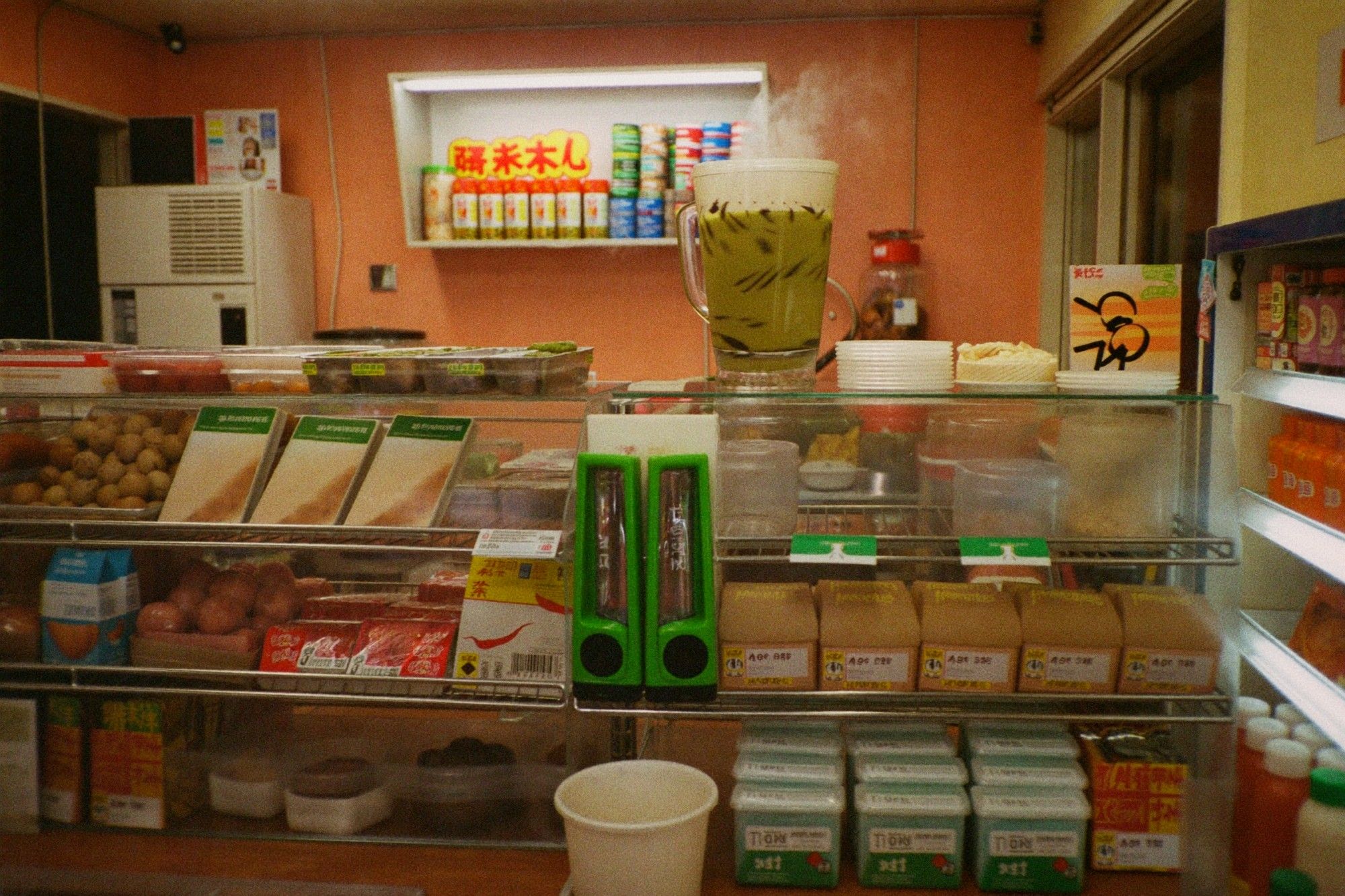 Taiwanese convenience store at night