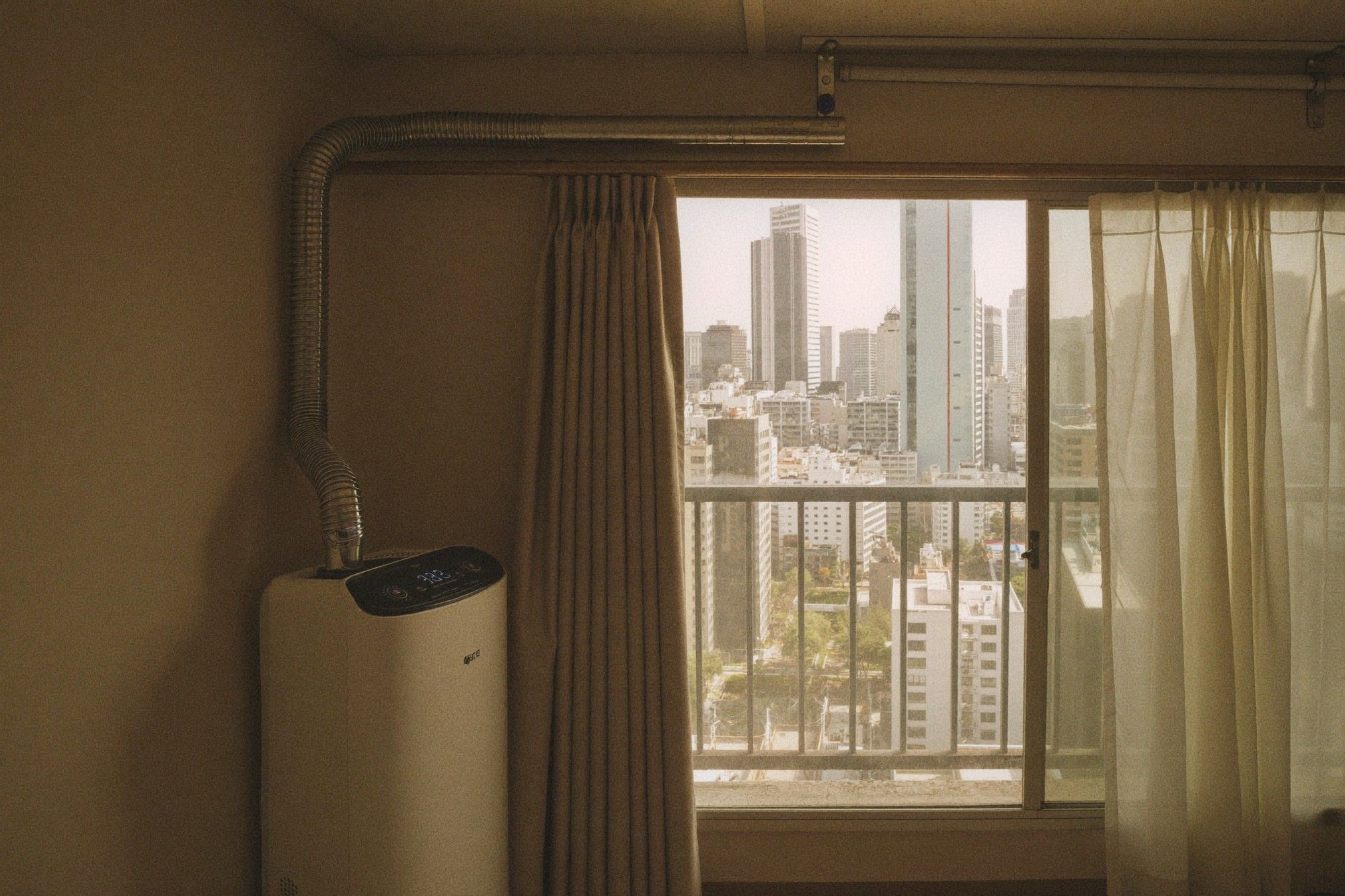 Air purifier in a Taipei apartment