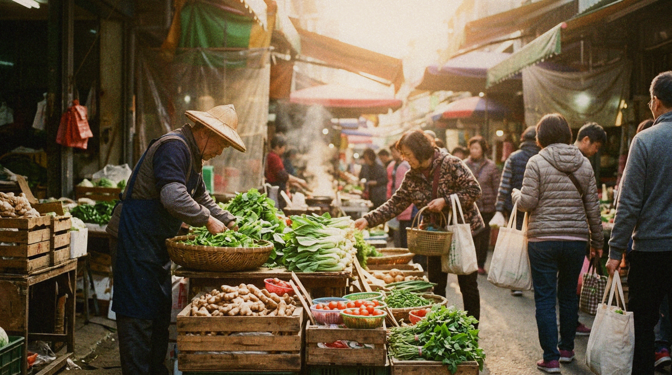 The Morning Market: How Taiwan Shops for Dinner Before the City Wakes