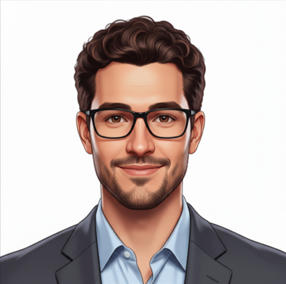 Portrait of Lucian Drake, co-founder of Cognardo