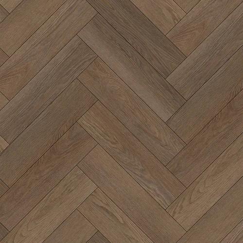 Walnut Oak herringbone decor