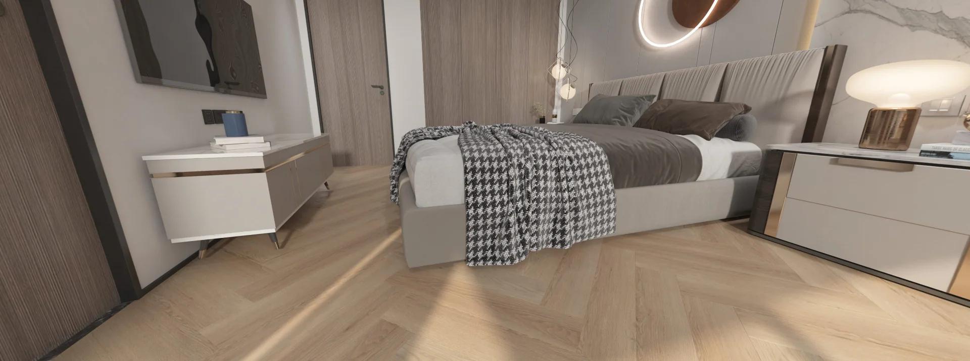 Diamonds Espiga flooring in an interior