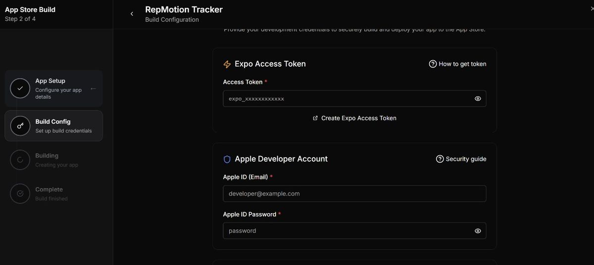 Publish to the App Store